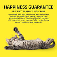 Playology Cat Toy Set | 5-Pack Feather Fish | Interactive Feather Toys for Cats | Stimulating Playtime Fun