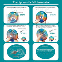 FONMY Wind Spinner Mandala Starry Sky 12 inch 3D Stainless Steel - 12inch / Mdl02 - image 4
