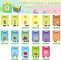 Talking Flash Cards,Kids Toddler Flash Cards with 240 Sight Words – Fun for Kids & Family - Green - image 2
