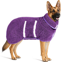 Unicorn Catcher Dog Bathrobe Super Absorbent Quick Drying Robe - XX-Large / Purple