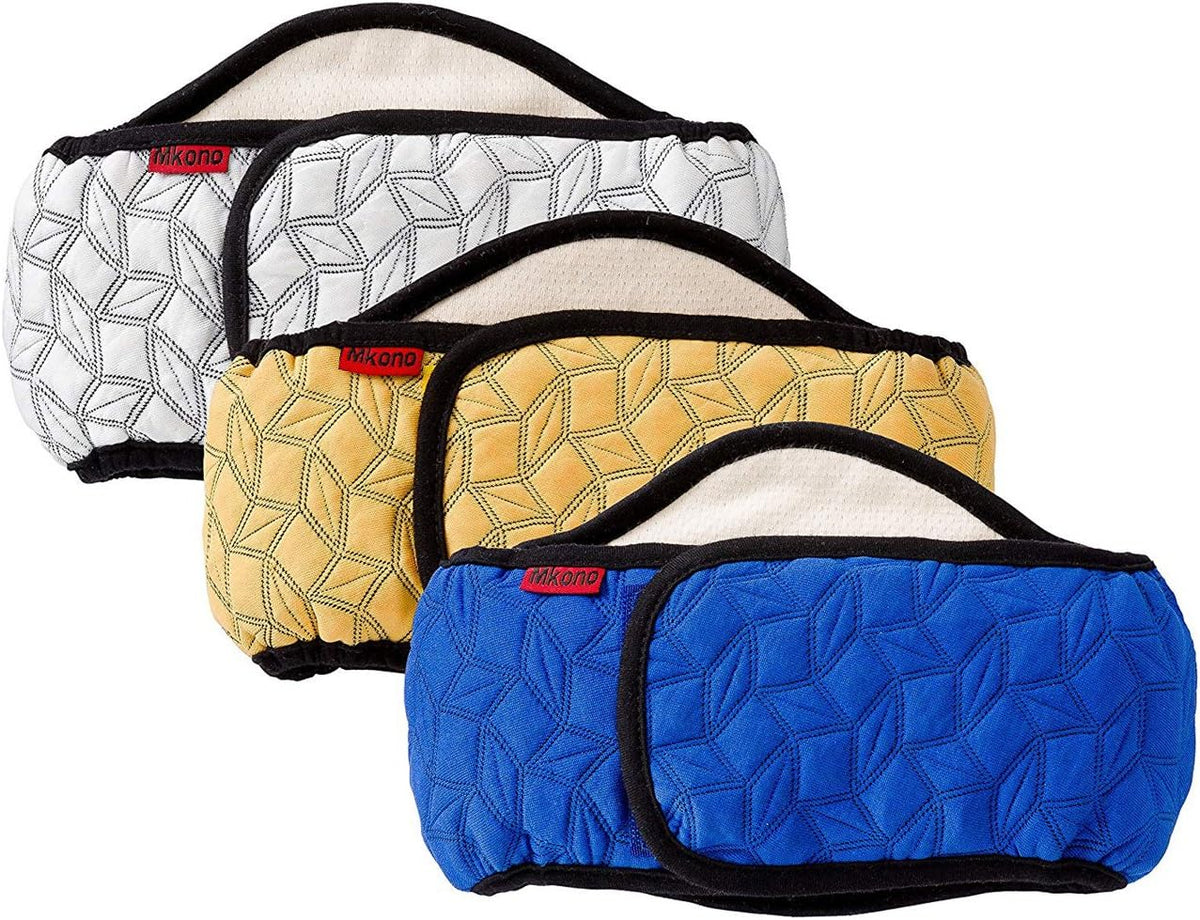 Mkono Belly Bands for Male Dogs - Blue,White,Yellow / Medium