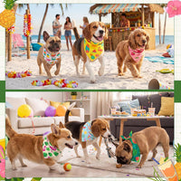 50 Pcs Halloween Dog Bandanas Bulk - 25.6 x 17.7 x 17.7 Inch / Summer / 50 - image 3