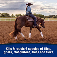 Farnam Repel-X Ready-To-Use Fly Spray, Insecticide And Repellent For Horses And Dogs, 32 Fluid Ounces, 1 Quart Bottle With Trigger Sprayer