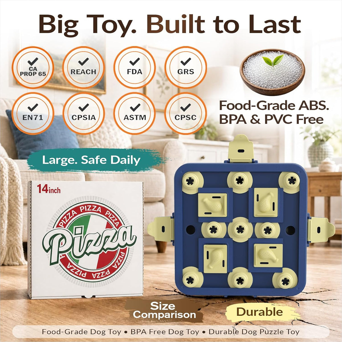 Dog Chess Puzzle Toy, 3-Levels - LEVEL 3 IN 1 / Blue - image 3