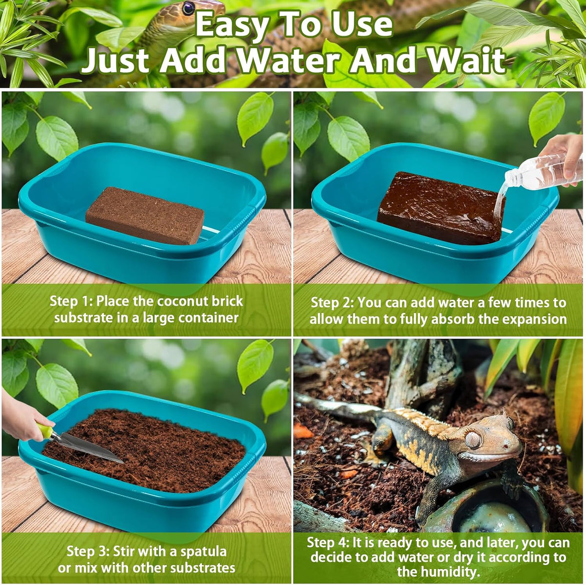2 Pack Natural Coconut Fiber Substrate - 4 pack - image 4