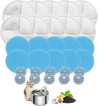 Cat Water Fountain Filter Replacement for Square 2.2L/73oz Pet - Filter / 10 Set
