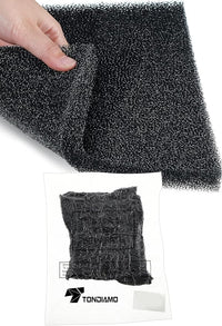 Tondiamo 3 Pieces Aquarium Sponge Filter Pad Media Cut to Fit Foam for Fish Tank Filters Replacement Fish Tank Cleaner Open Cell Foam Sponges for Dishes
