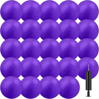 Yunsailing bulk dodgeballs, 24 6 inch playground balls with air pump - view 2