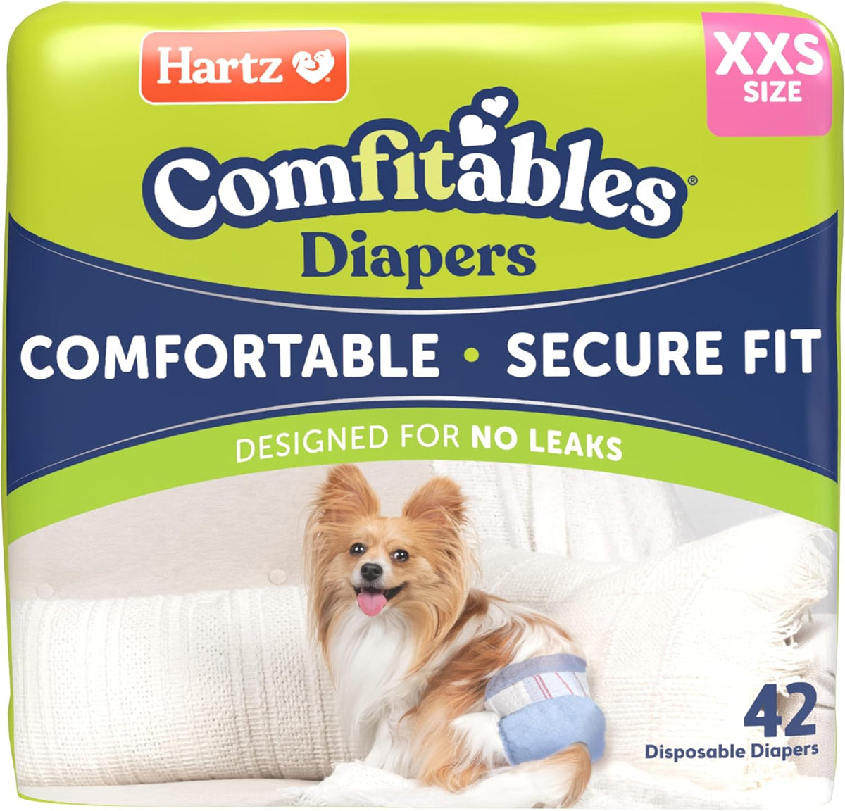 Hartz Disposable Dog Diapers, Size S 36 count - Value Pack / Extra Extra Small