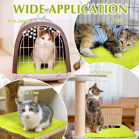 Drydiet 4 Pack Self Warming Cat Mat for Pets - 16 x 20 Inch / Green / Solid - image 4