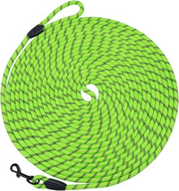 Hi Kiss Dog/Puppy Obedience Recall Training Agility Lead - 30 Feet / U1:Green-Diam 1/3"