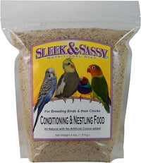 SLEEK & SASSY Conditioning & Nestling Bird Food (4 lbs.)