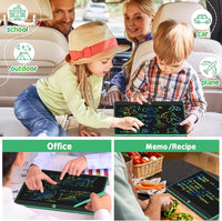 Hockvill LCD Writing Tablet for Kids 8.8 Inch - 13"W x 10"H / Green - image 3