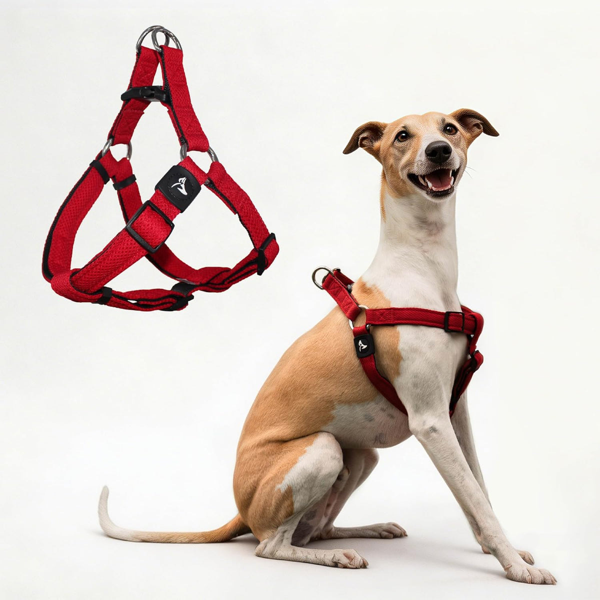 KRUZ no pull dog harness for medium dogs with breathable mesh