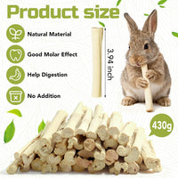 2.2Lb/1000g Natural Sweet Bamboo Chew Toys for Rabbit Chew Sticks – Essentials for Small Pets - 0.95lb(430g) - image 2