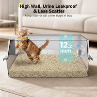 Stainless Steel Litter Box - Silver Grey / XXXL - image 4