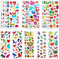 Puffy 3D Sticker for Kid & Toddler 500+ Variety Pack Cute Scrapbook - Boy Style