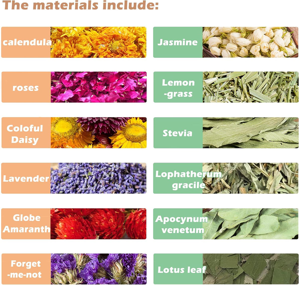Natural Ear of Grain Flower&Herb Bedding Mate Habitat Decor - Flower path - image 3