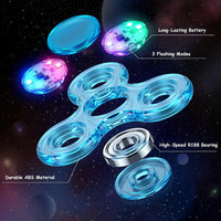 Figrol Fidget Toys 3 Pack - Crystal-blue&pink&light Blue - image 2