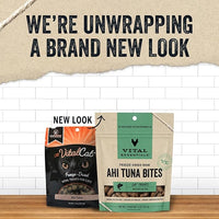 Vital Essentials Ahi Tuna Bites Cat Treats, 1.1 oz | Freeze-Dried Raw | Single Protein | Grain Free, Gluten Free, Filler Free