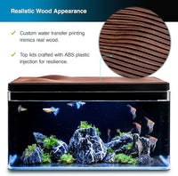 Cherry Wood Grain Top Lid for Clairnara Harmony Aquatic Tank