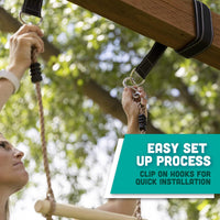 Squirrel Products 6 ft. Climbing Rope Ladder for Kids - image 4