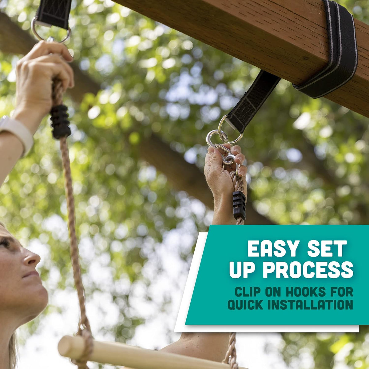 Squirrel Products 6 ft. Climbing Rope Ladder for Kids - image 4