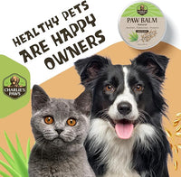 Paw Balm for Dog and Cat Paw Pad Balm Dog Nose Balm Cat Butter Paw Moisturizer Wax for Dog Pet Puppy Protect Dry Cracked Paw Foot Heals Restores Paw Elbows with 100% Natural Oil Aloe & Oats 3.5 Oz