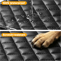 Waterproof Front Seat Car Cover 2 Pack, Full Protection – Essentials for Dogs - Black-PU Leather - image 3