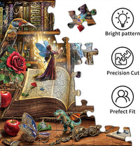 1000 Piece Puzzles for Adults, Premium Magic Book Jigsaw Puzzle – Fun for Kids & Family - Magic Book - image 4