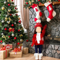 Bencailor Christmas doll clothes for 18 inch dolls in red and white cowgirl style with hat and boots - view 15
