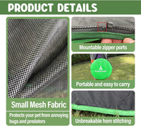 2-in-1 Cat Tent & Enclosure Outdoor - image 4
