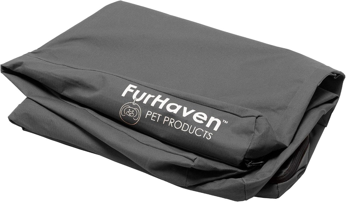 Furhaven Replacement Dog Bed Cover Water-Resistant Indoor/Outdoor