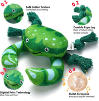 Dog Toy, Large Dog Squeaky Toys - Crab - image 2