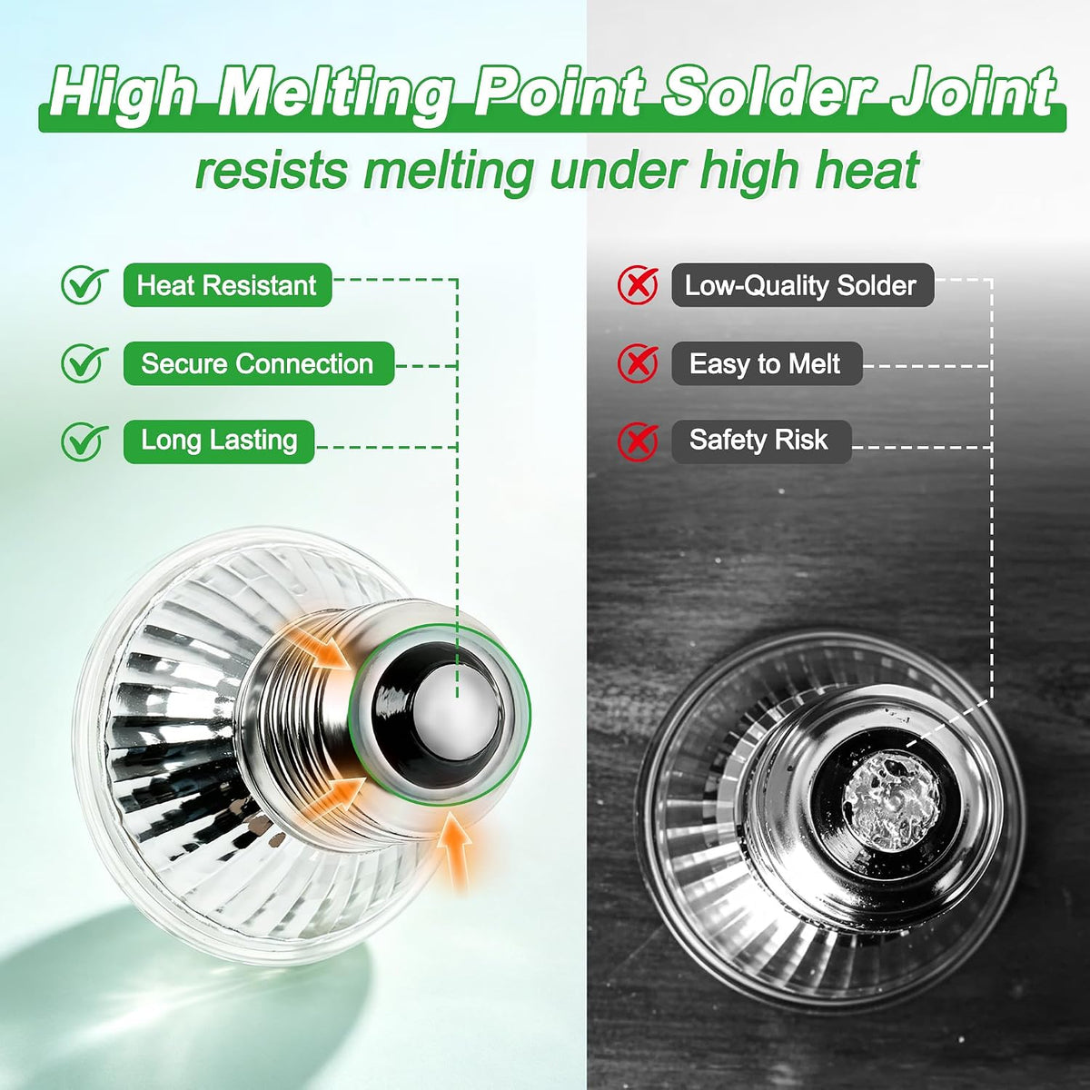LUCKY HERP Reptile Heat Lamp with Clamp - 25*4 - image 4
