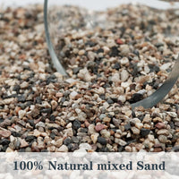 Silica Gravel, Multi-Purpose Mixed Silica Sand for Fire Pits - 11LB / Mixed Large - image 3