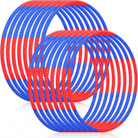 Vinsot snap together plastic hoops for kids in multicolor detachable sections