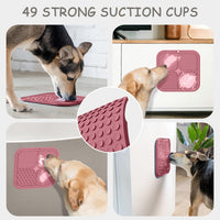 ChefAide 2 Pack Lick Mat for Dogs - Pink Berry - image 4