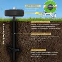 30ft Dog Tie Out Cable and Stake - image 3