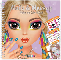 BSCOOL Nail Art Book for kids Stickers and Design Guides. - 1 PCS - Nails and Make Up