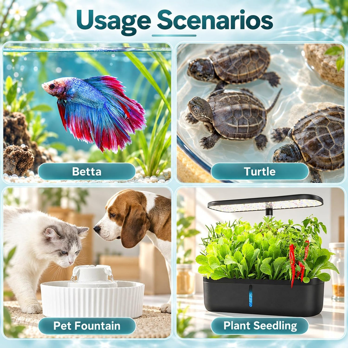 Thumb-Sized 10W Super Mini Aquarium Betta Heater for 1-2 Gallon Small - For Tanks ≤ 4 Gal - image 4