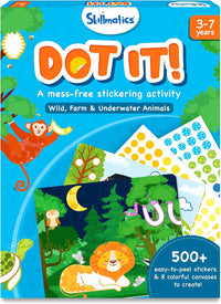 Skillmatics Dot It Sticker Art, Unicorns & Princesses Sparkle - 3. Animals