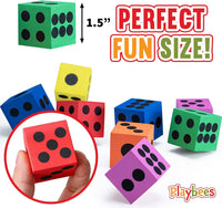 Big Foam Dice Set 24 Pack, Non-Toxic - 12 Pack - image 3