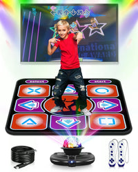Acelufly kids dance mat for TV with raised arrow keys - view 2