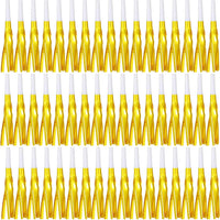 LCPQMZGH 48 silver glitter metallic fringed noise makers party horns - view 10