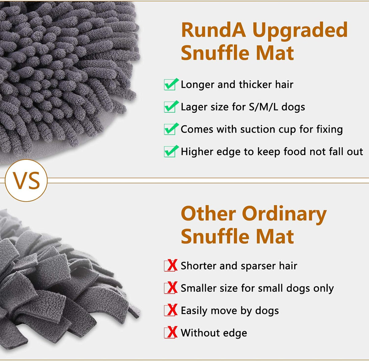 Snuffle Mat for Dogs, Interactive Puzzle Toys Feeding Games for Pets – Essentials for Dogs - 17'' x 21'' - image 3