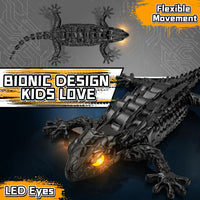 RC Wall Climbing Gecko, Rechargeable Remote Control Robot for Kids – Fun for Kids & Family - Black - image 3