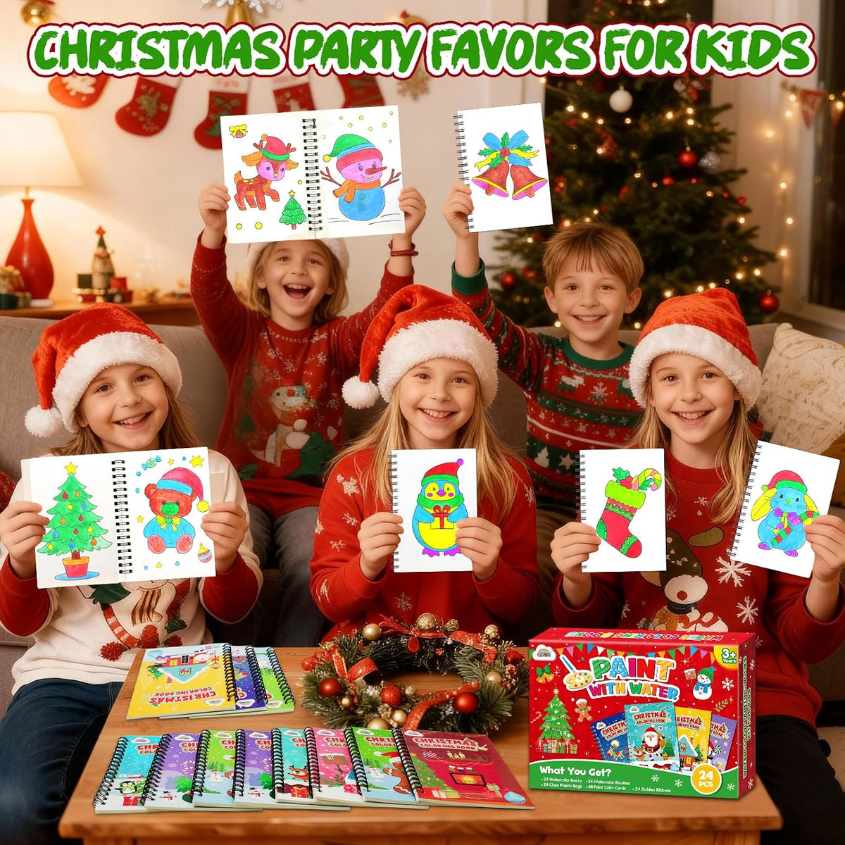 ZMLM 24 Pack Coloring Books - Christmas - image 2