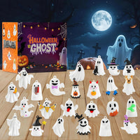 compareye 36 small Halloween gnome figures in black silicone - view 2