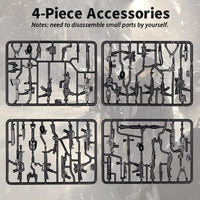 HIMIRICH black military weapons pack accessories for mini figures - view 38